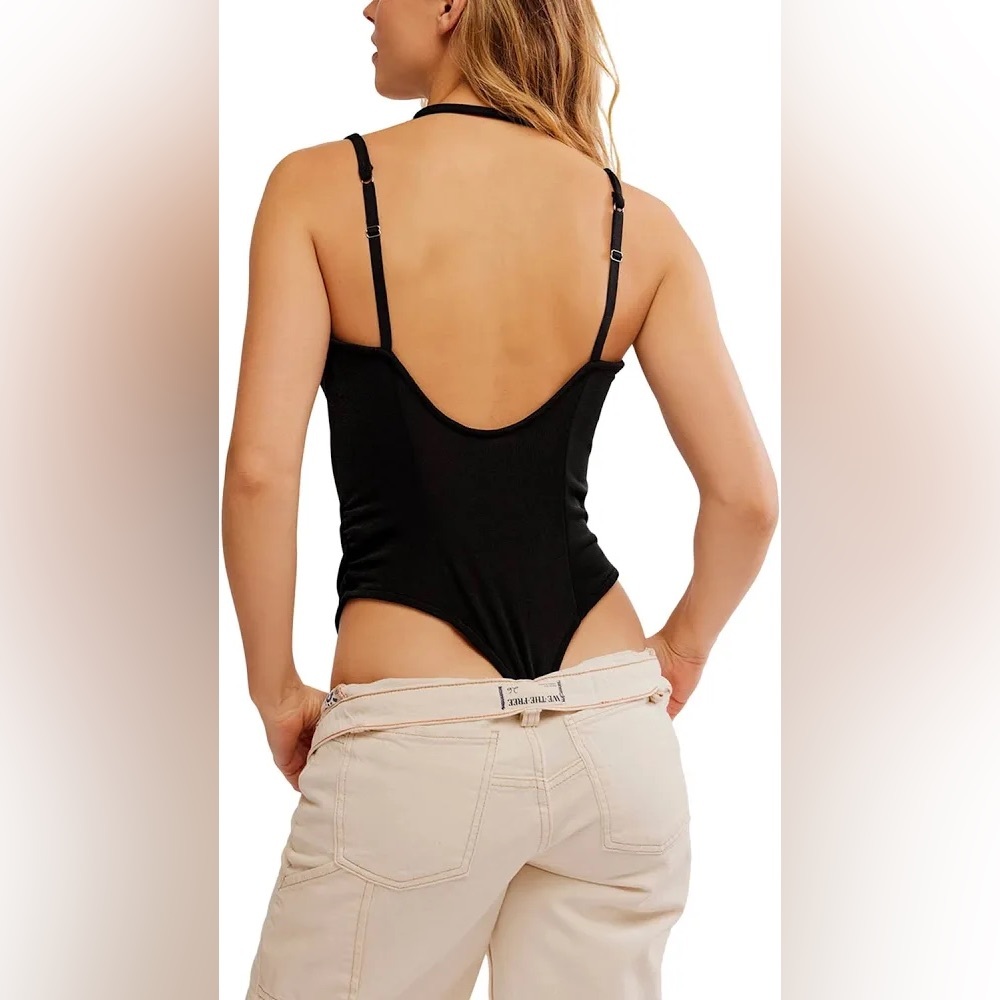 Free People First Choice Cowl Neck Bodysuit View 3